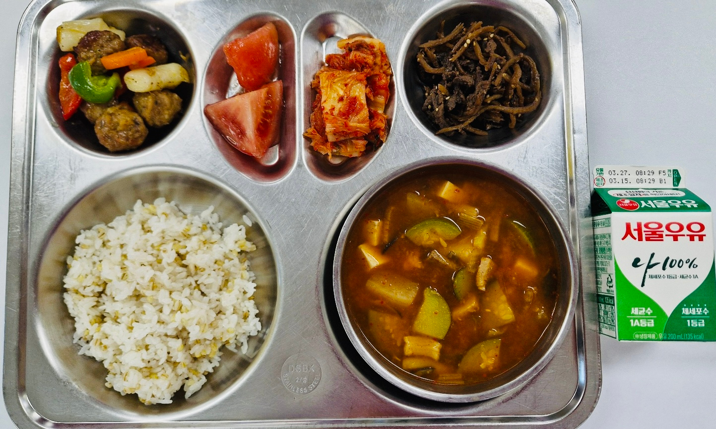 중식 식단 이미지