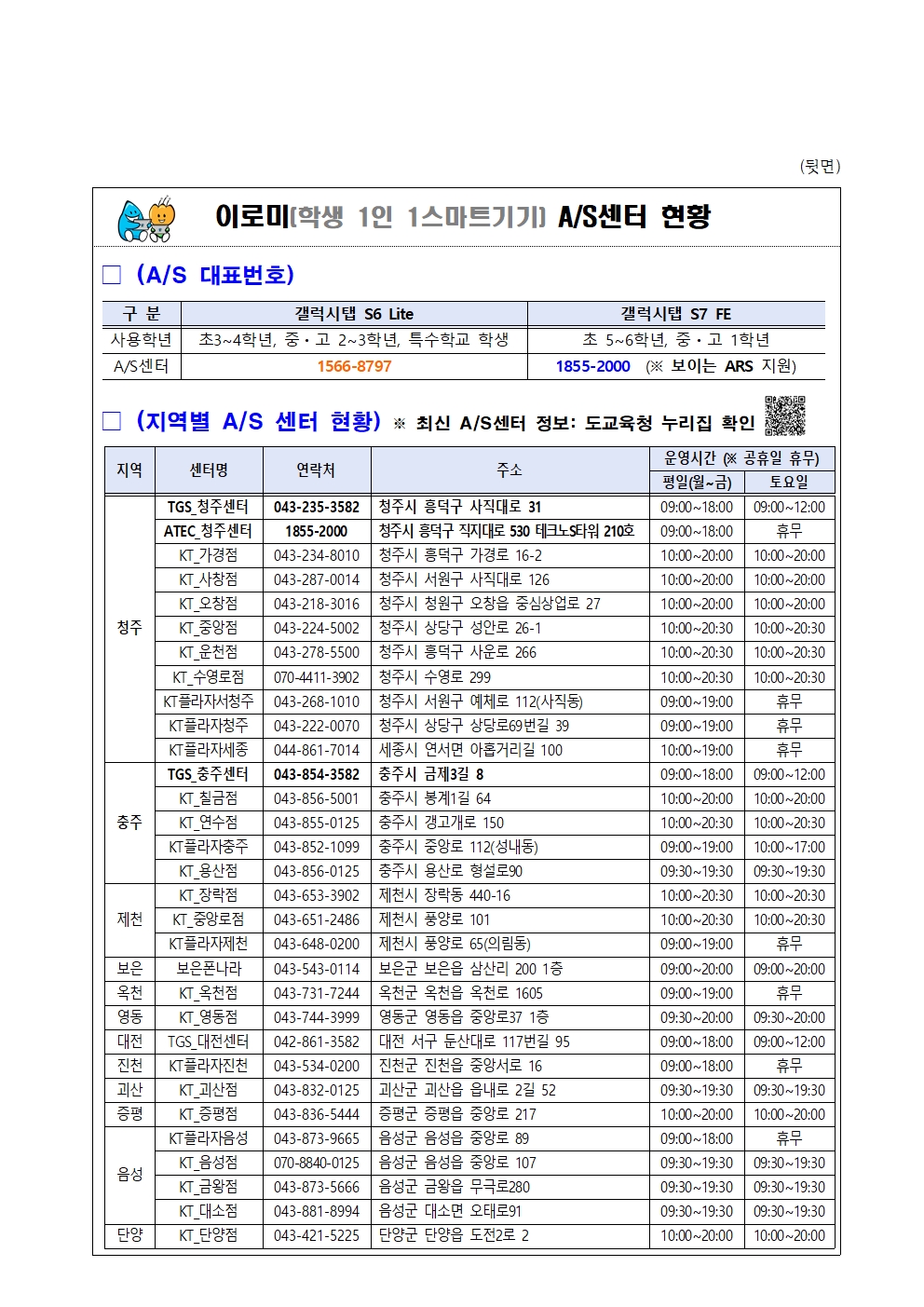 이로미(스마트기기) 대여 안내사항 가정통신문002