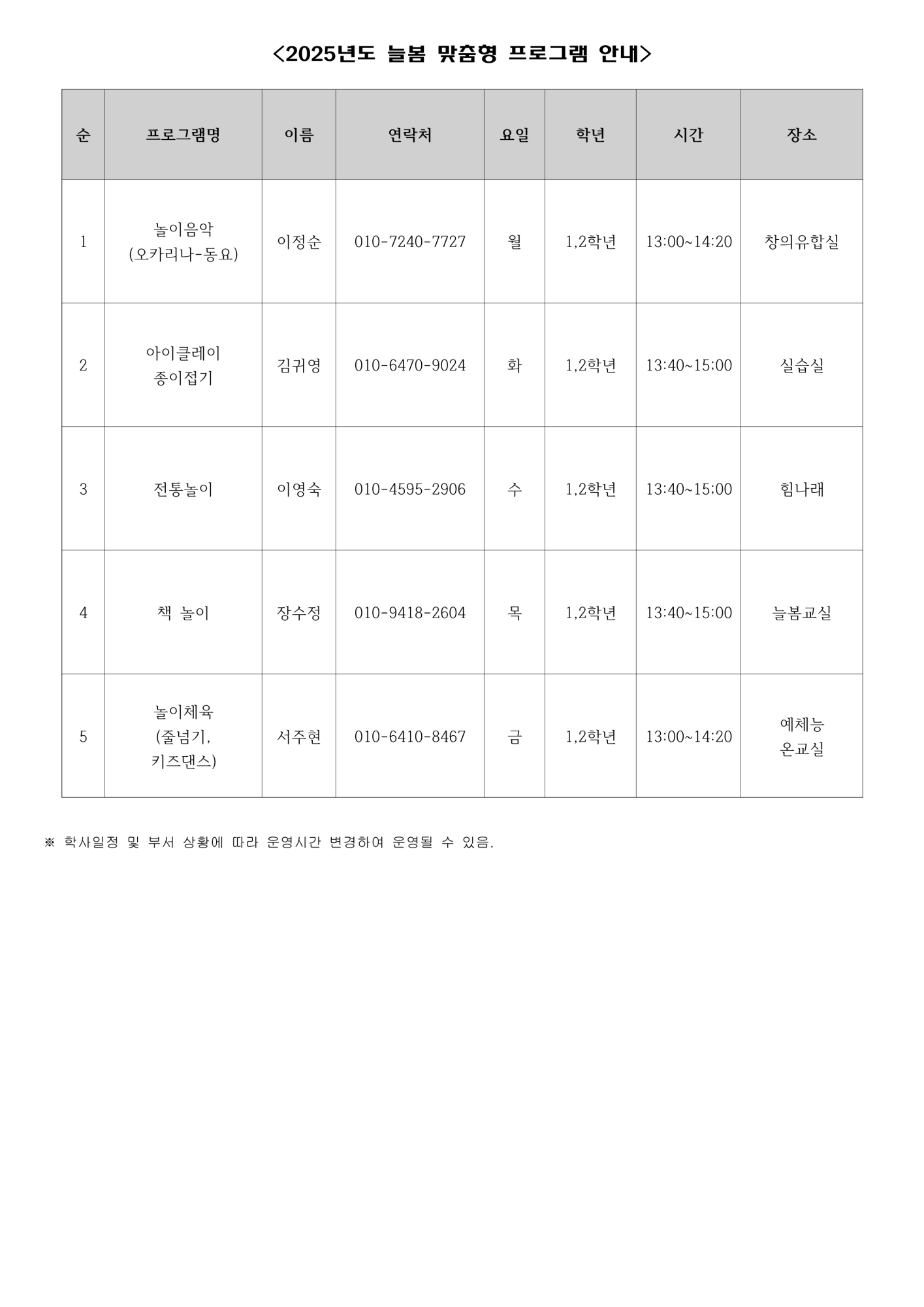 늘봄 선택형 프로그램 안내_2