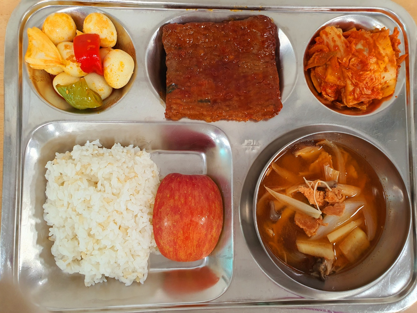 조식 식단 이미지