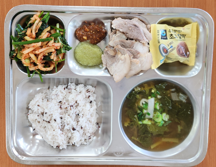 중식 식단 이미지