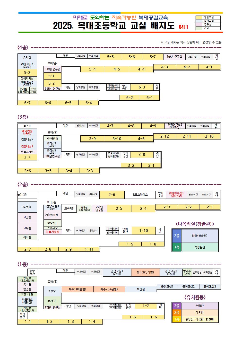 2025 교실배치도(복대초)001