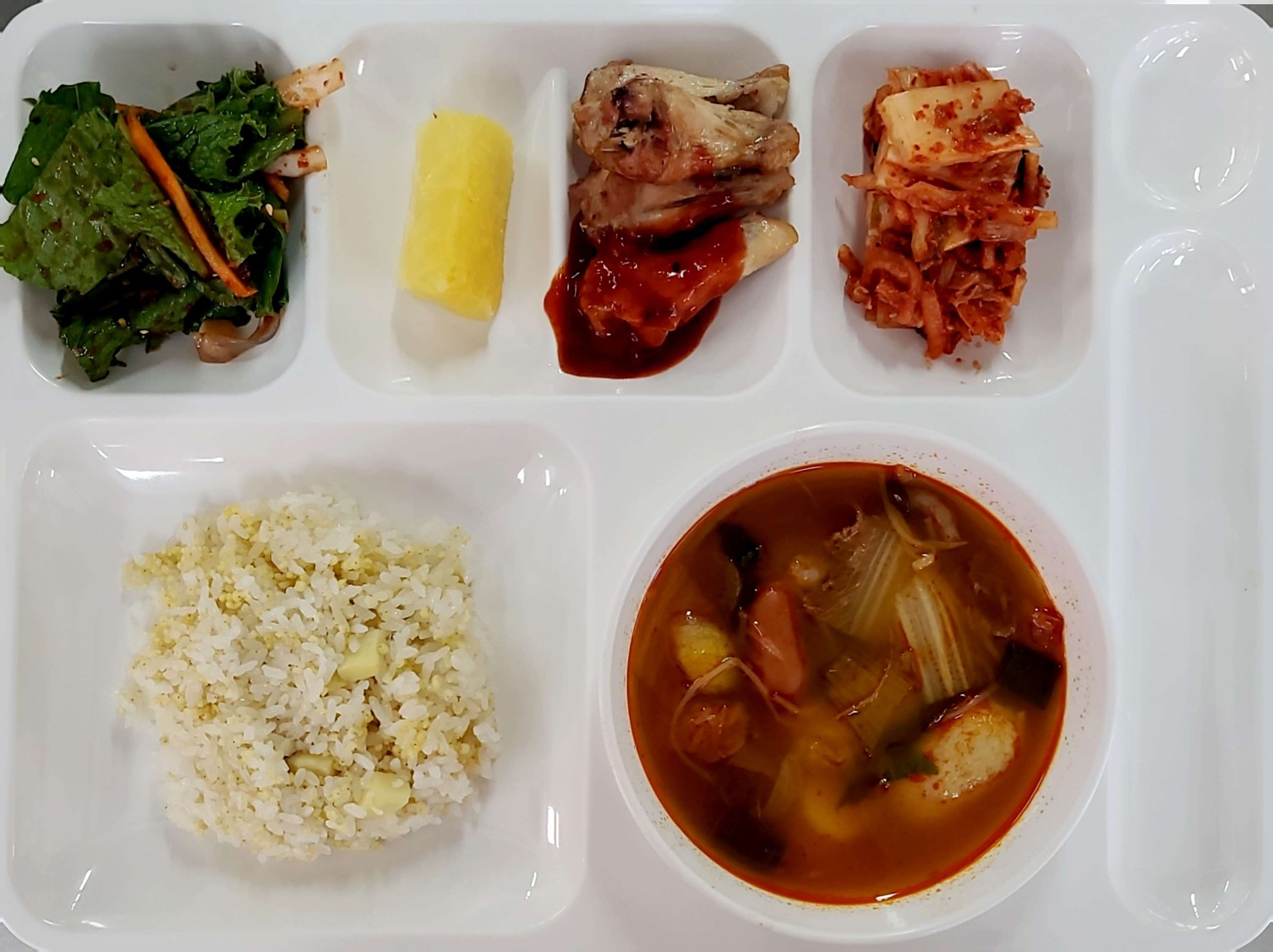 중식 식단 이미지