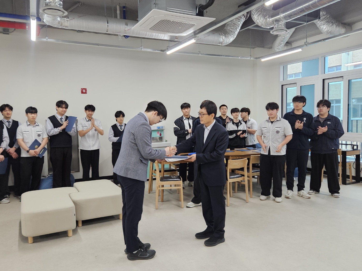 청주공고, 산업기사 취득자 수료식(3)