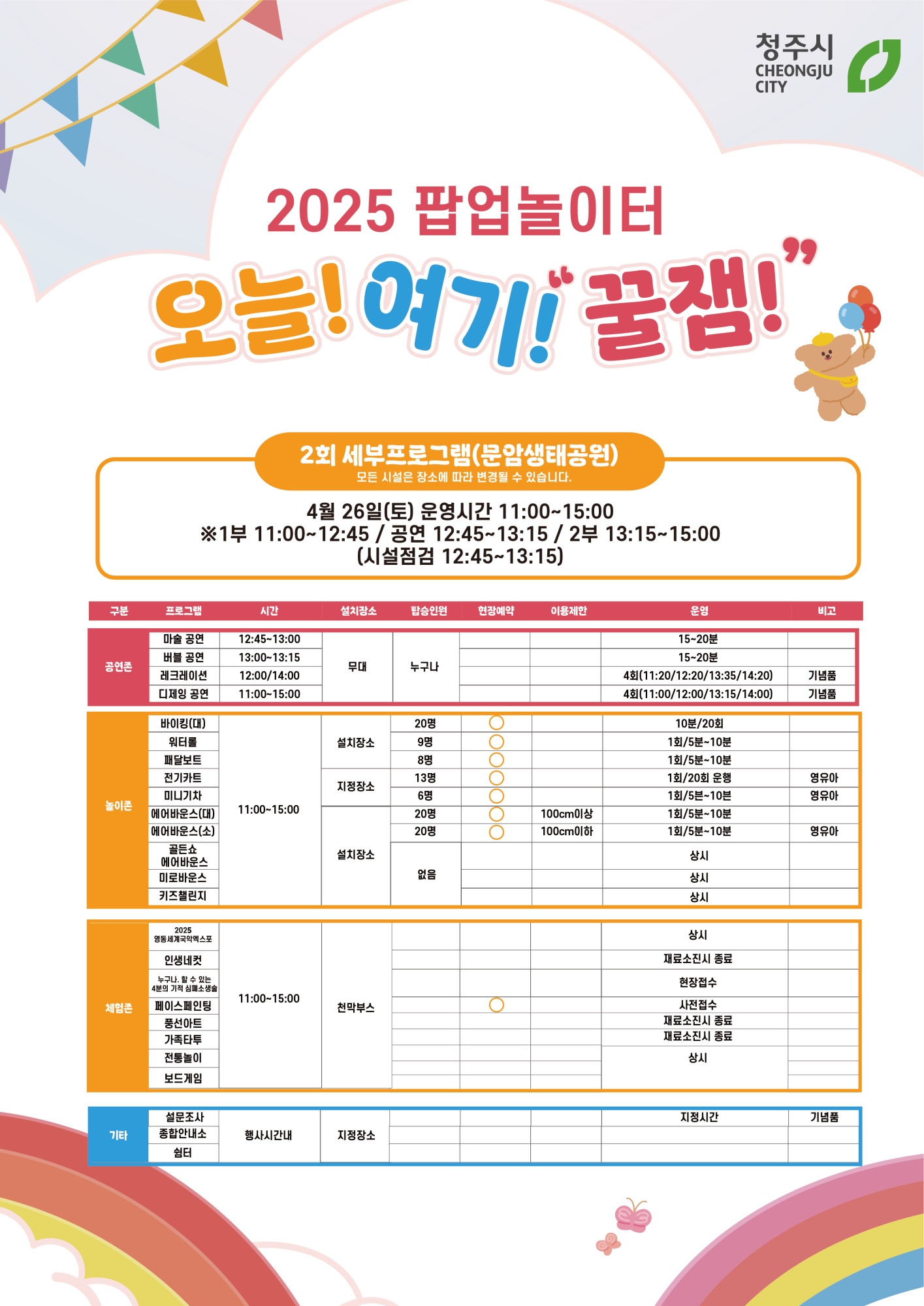 청주시 아동복지과_2회차 타임테이블