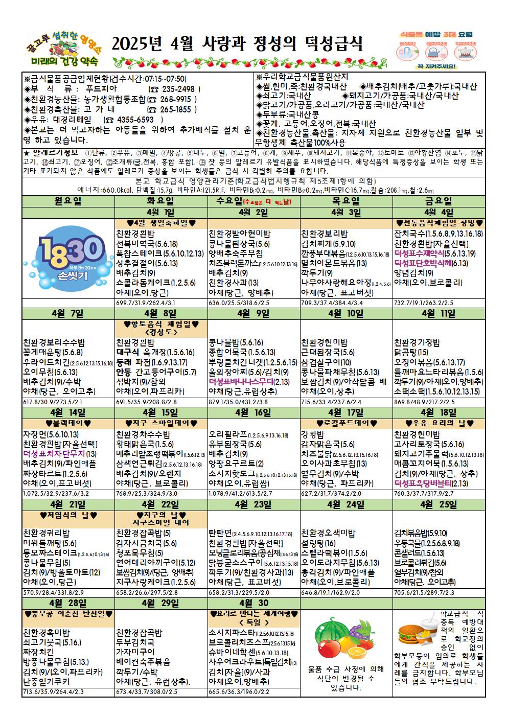 2025년 4월 식생활소식지002