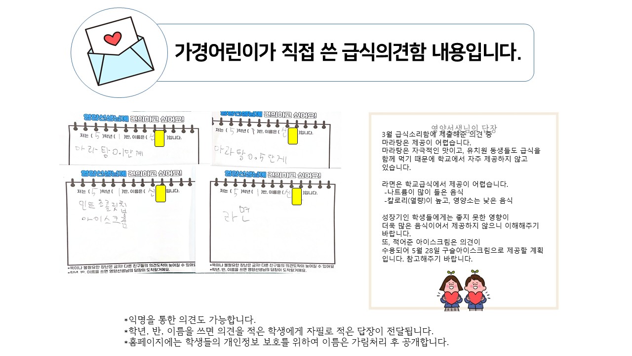 라면, 마라탕, 아이스크림