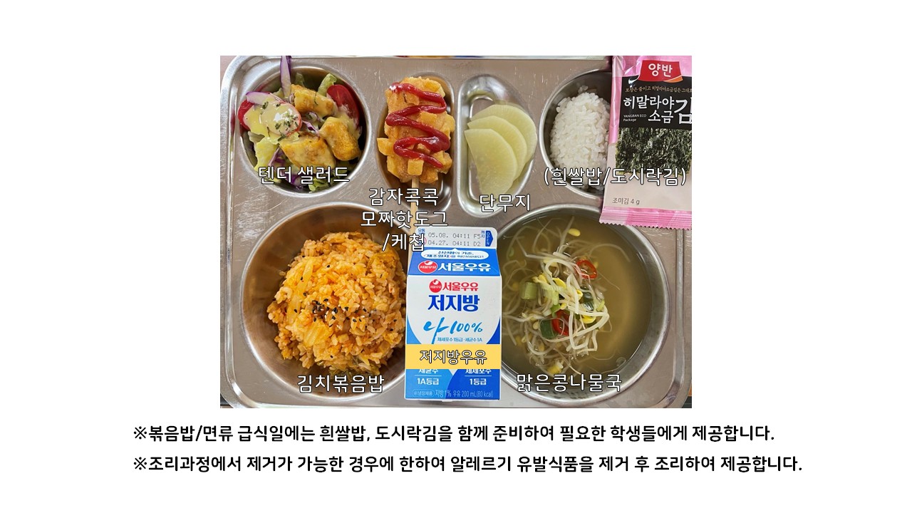 식단게시서식