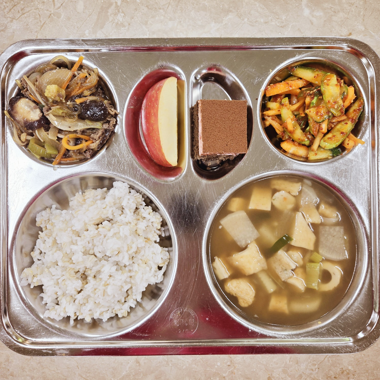 조식 식단 이미지