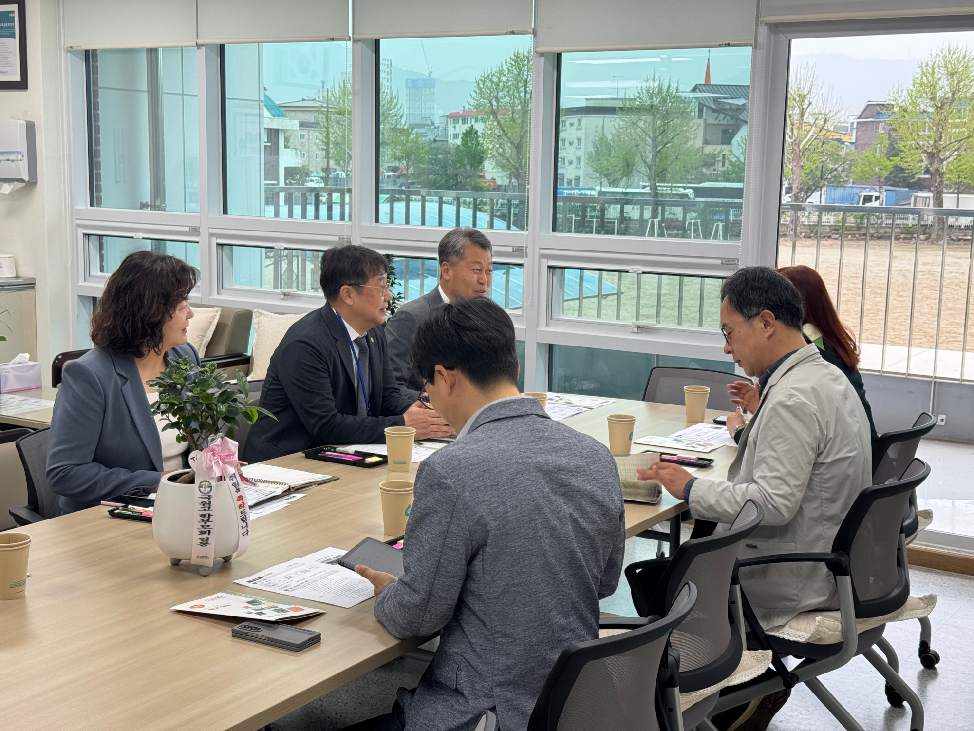 교육장님 학교방문10