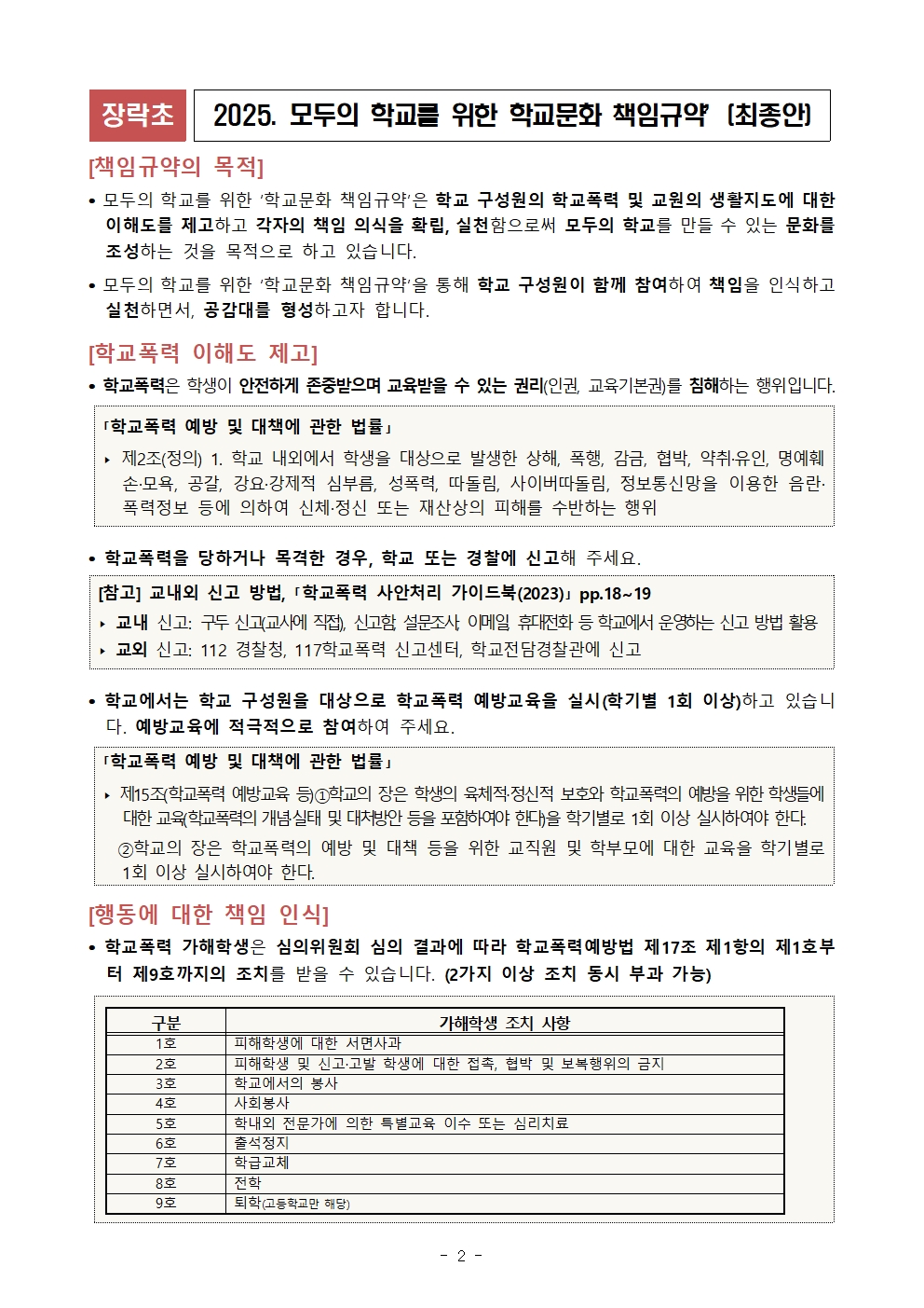 [가정통신문]2025. 모두의 학교를 위한 학교문화 책임규약 최종안 홍보 및 서명 활동 안내002