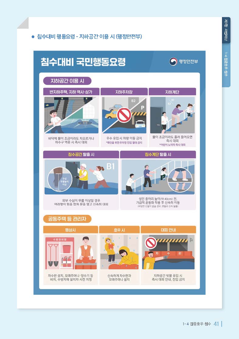 충청북도교육청 체육건강안전과_학교현장 재난유형별 교육훈련 매뉴얼(집중호우침수)_페이지_8