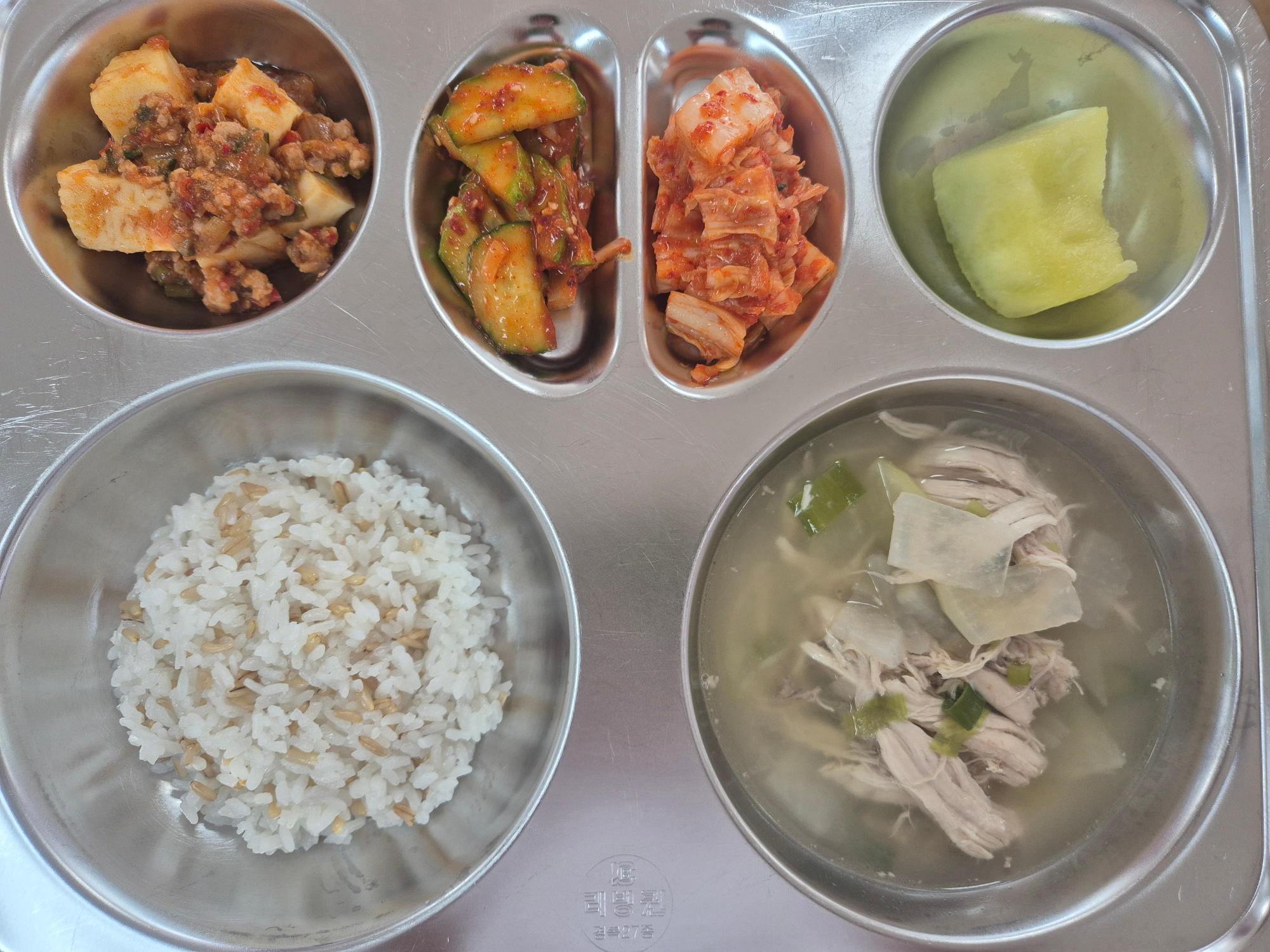중식 식단 이미지