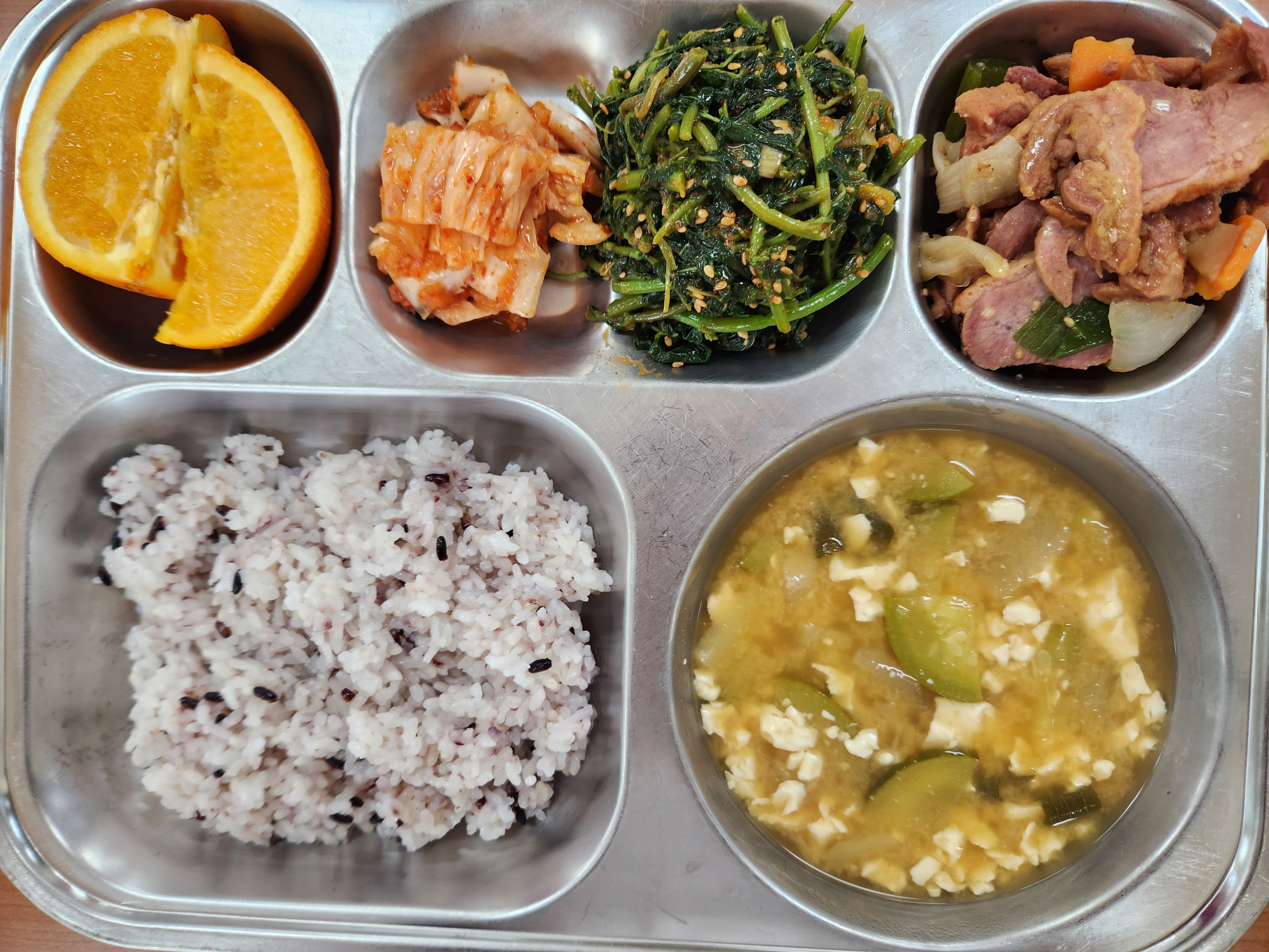 중식 식단 이미지
