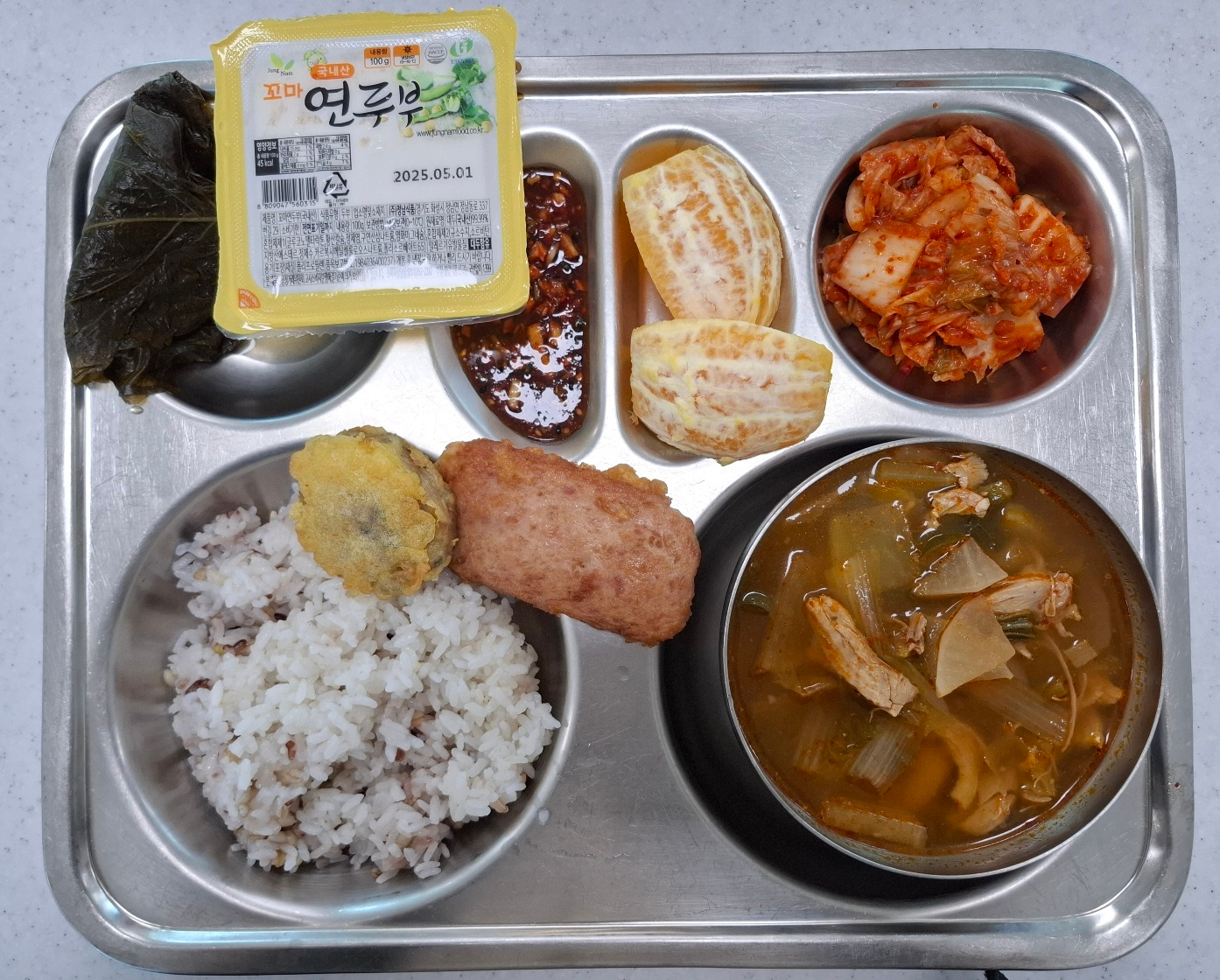 중식 식단 이미지