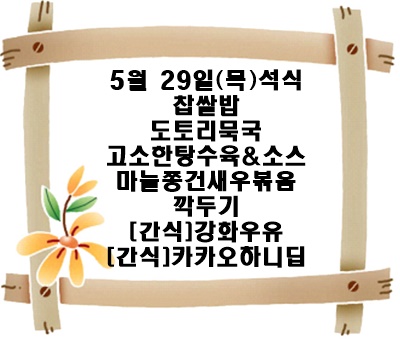 20250529 - 식단명(석)