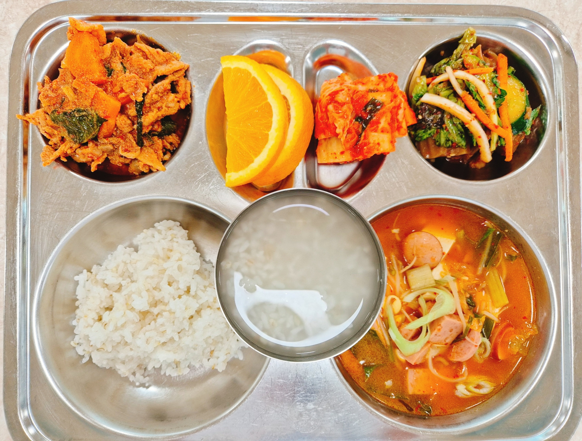 중식 식단 이미지