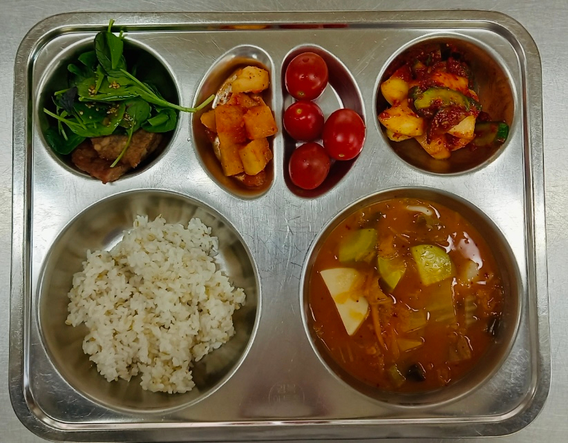 중식 식단 이미지