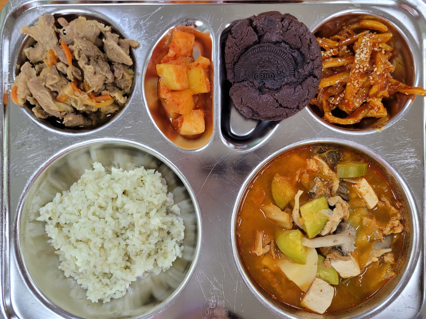 중식 식단 이미지