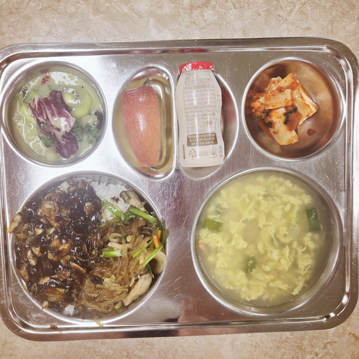 조식 식단 이미지