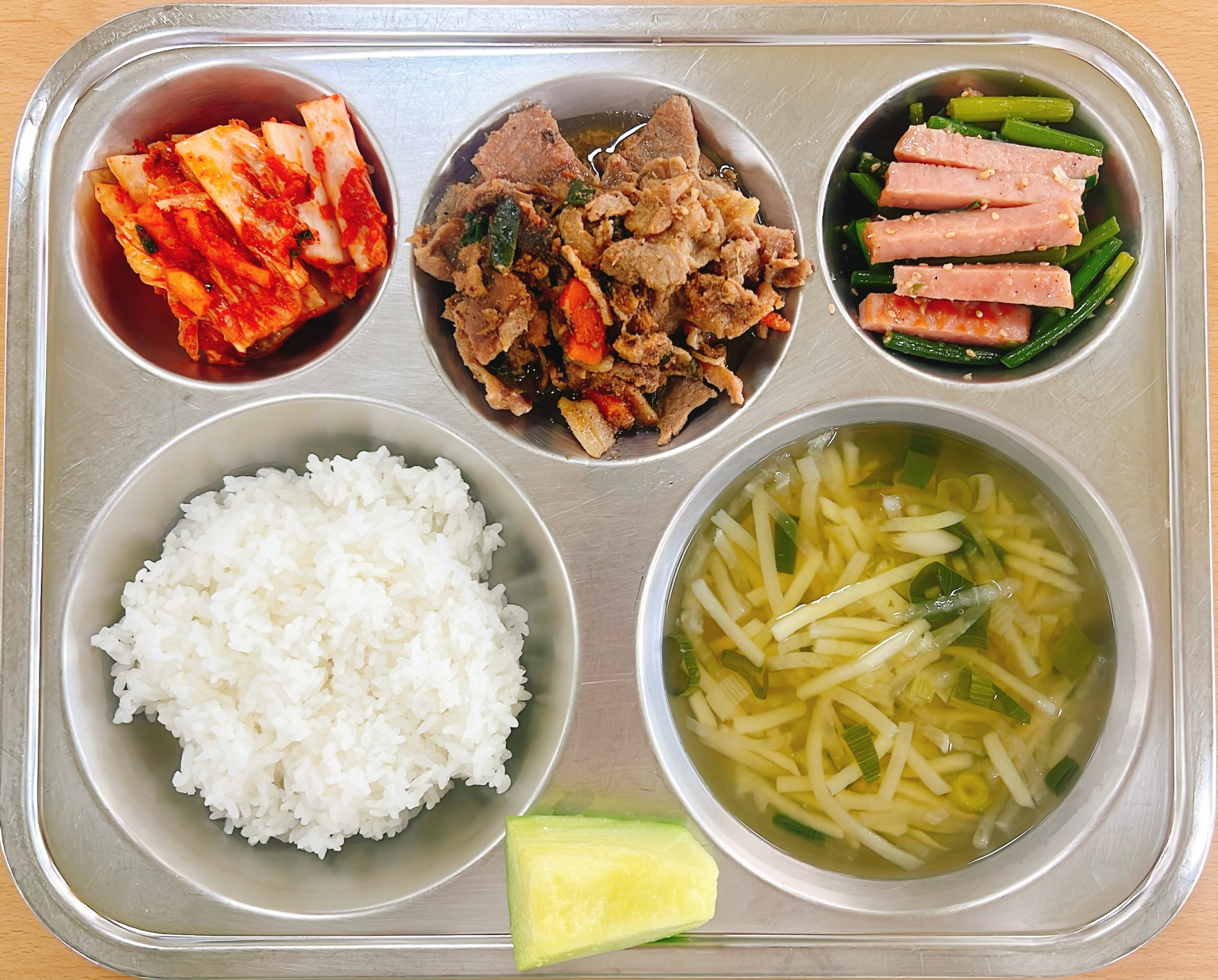 조식 식단 이미지