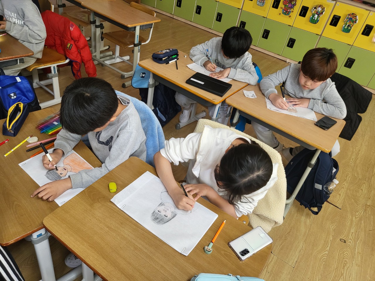 2025. 문상초등학교-3학년 미술 창작과 감상- 강세황 자화상-68195312100