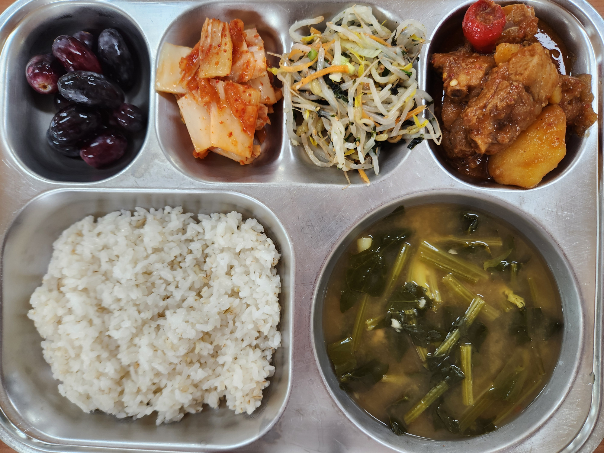 중식 식단 이미지