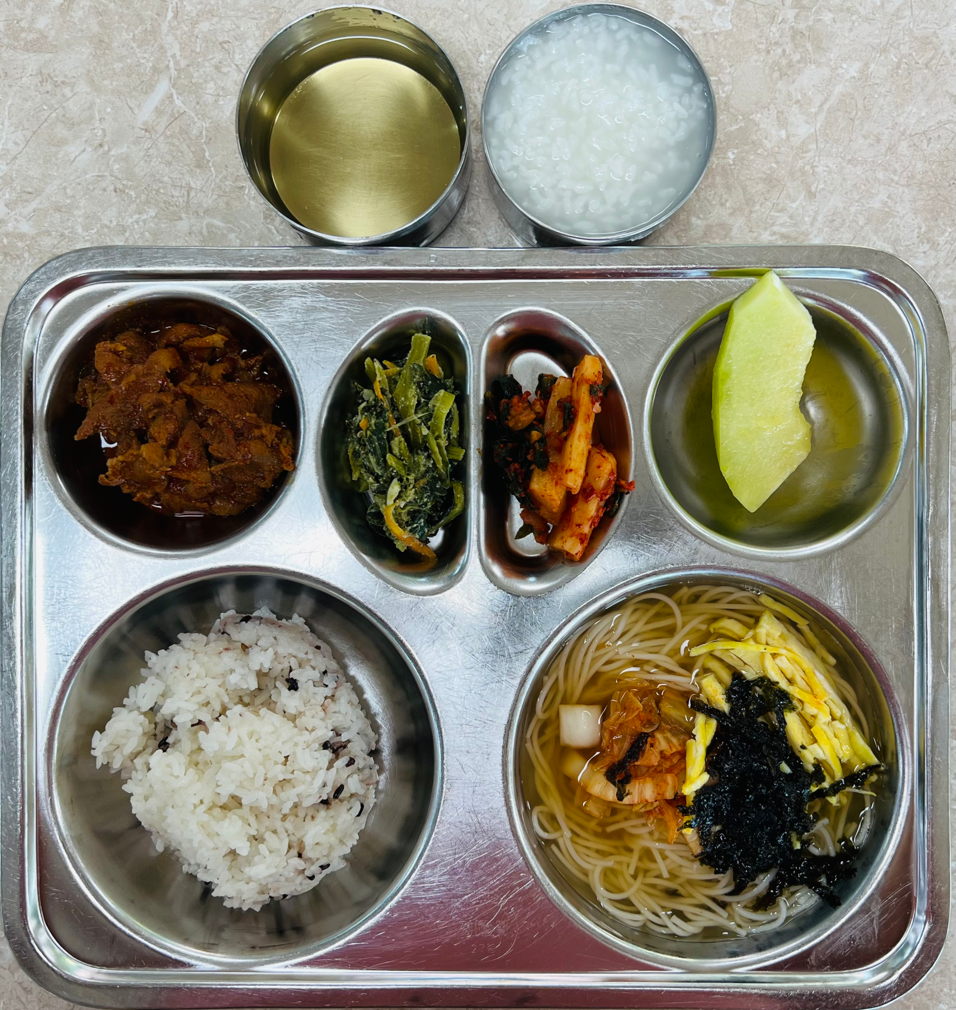 중식 식단 이미지
