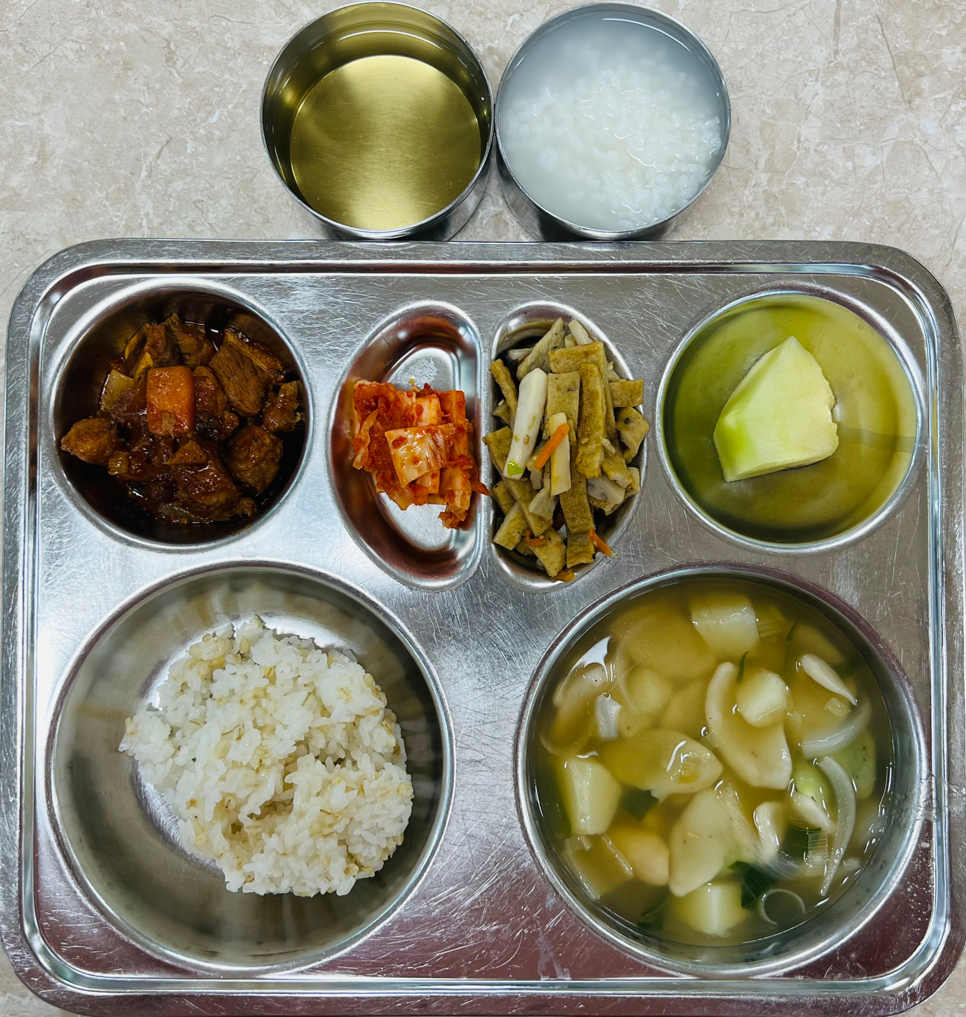 중식 식단 이미지