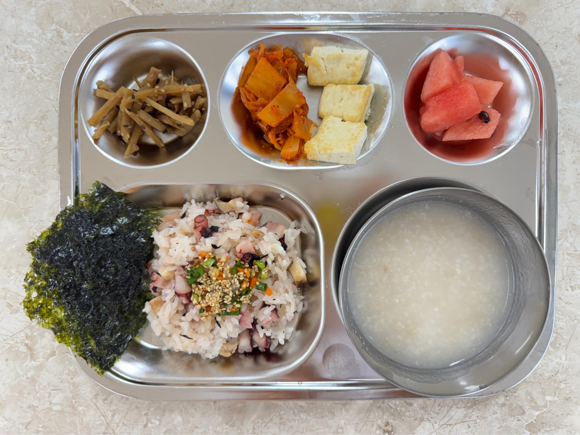 중식 식단 이미지