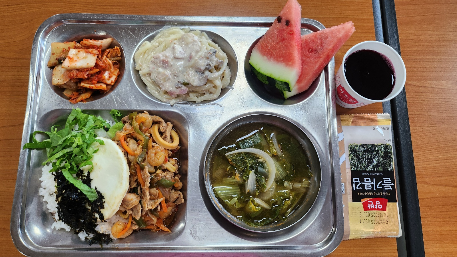 조식 식단 이미지