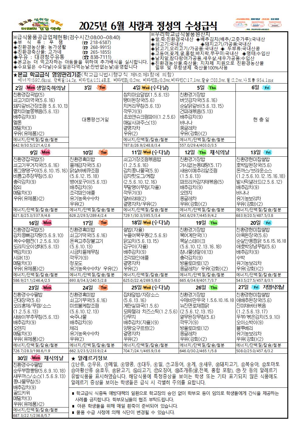 2025. 6월 식생활소식지 및 식단표002
