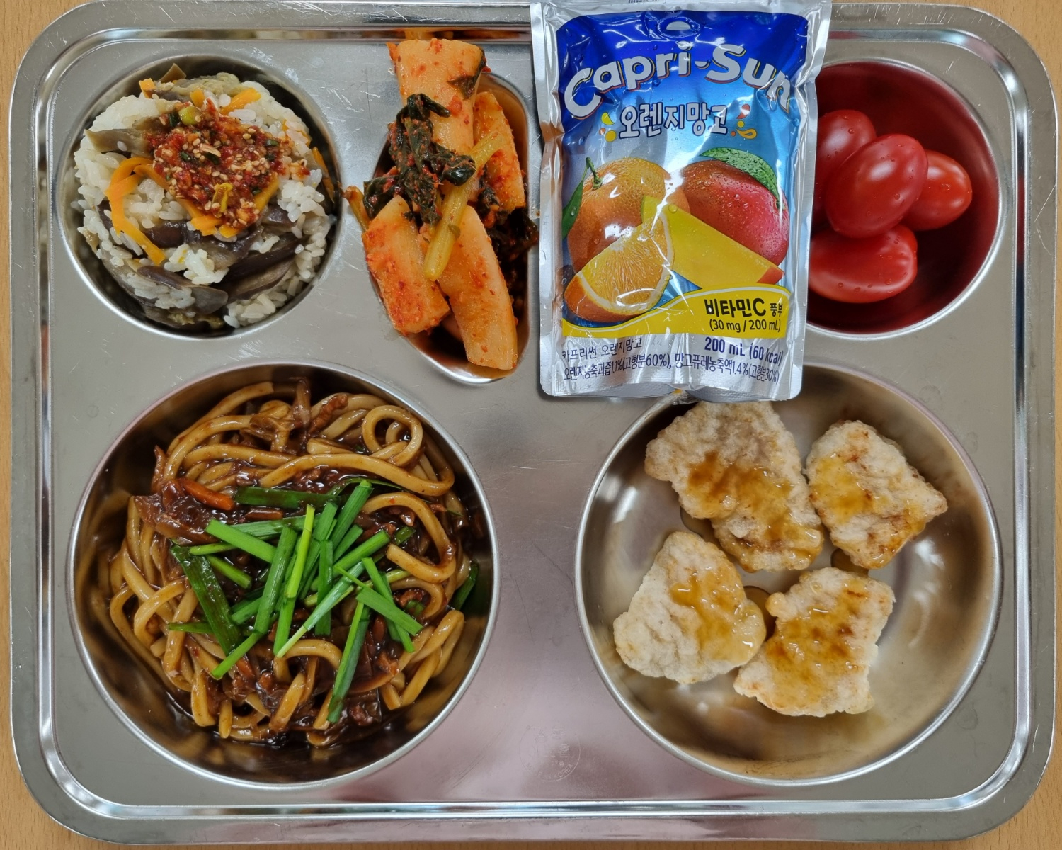 중식 식단 이미지