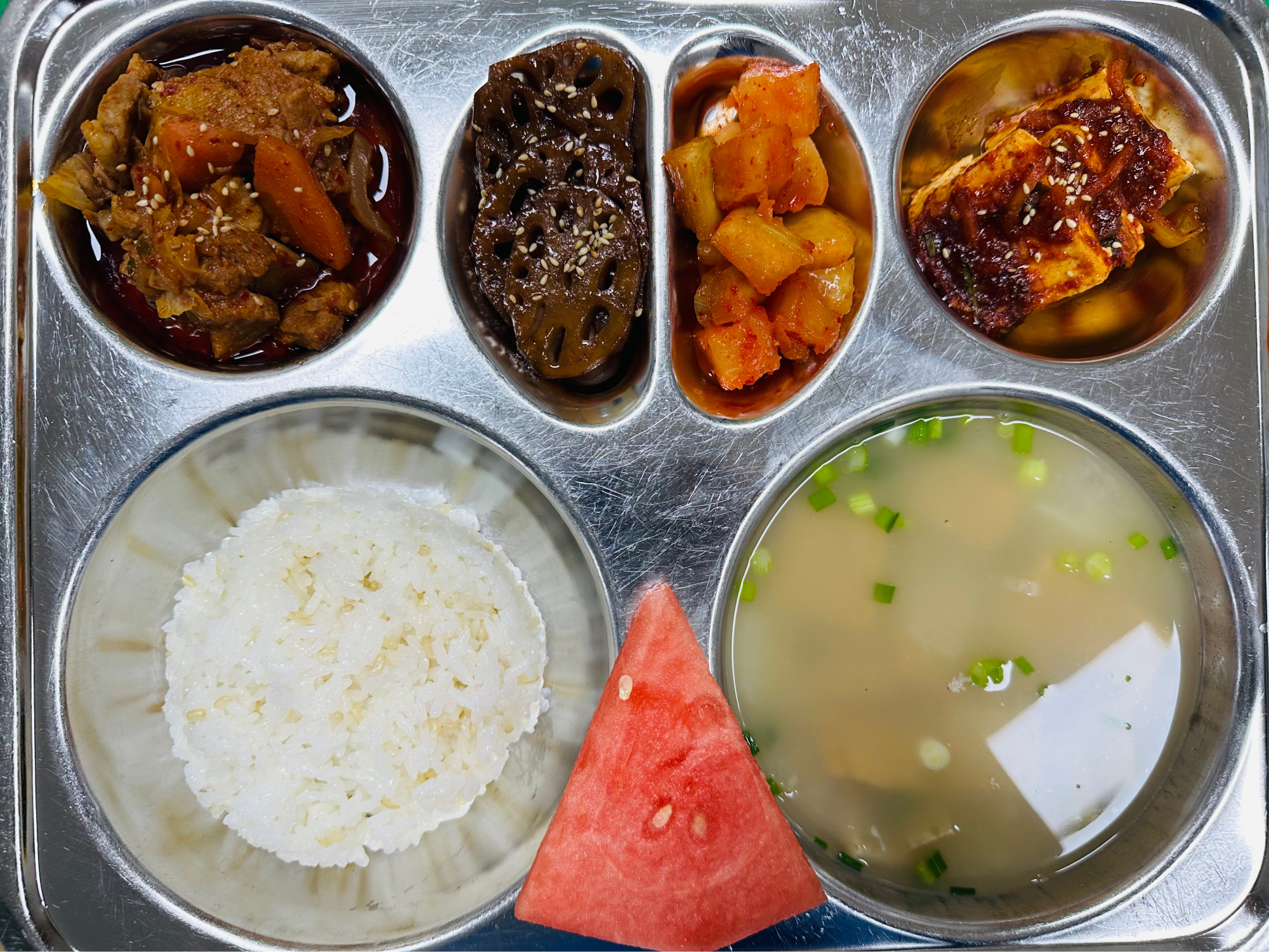 중식 식단 이미지
