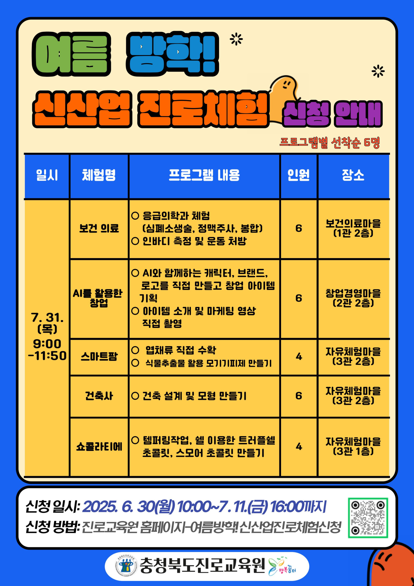 여름 방학 신산업 진로체험 신청 안내 게시물-이미지-5