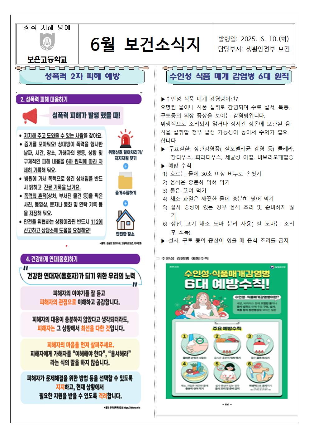6월 보건소식지001
