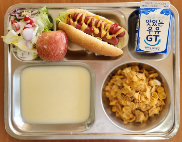 조식 식단 이미지
