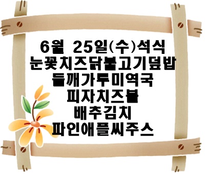 20250625 - 식단명(석)