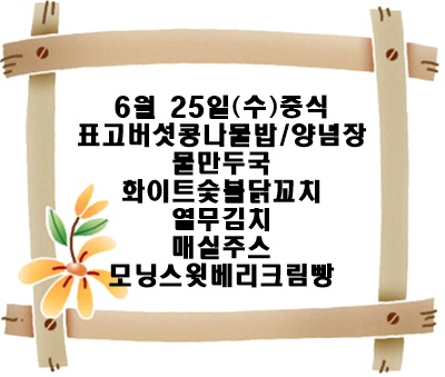 20250625 - 식단명(중)