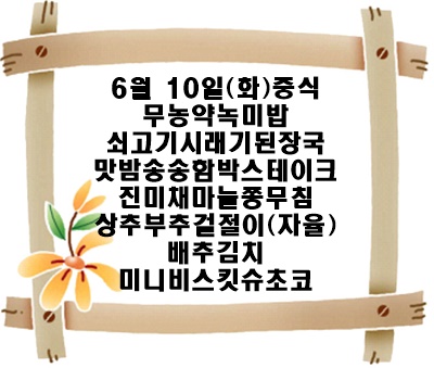 20250610 - 식단명(중)
