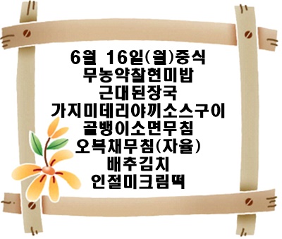 20250616 - 식단명(중)