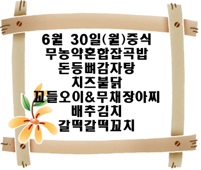 20250630 - 식단명(중)