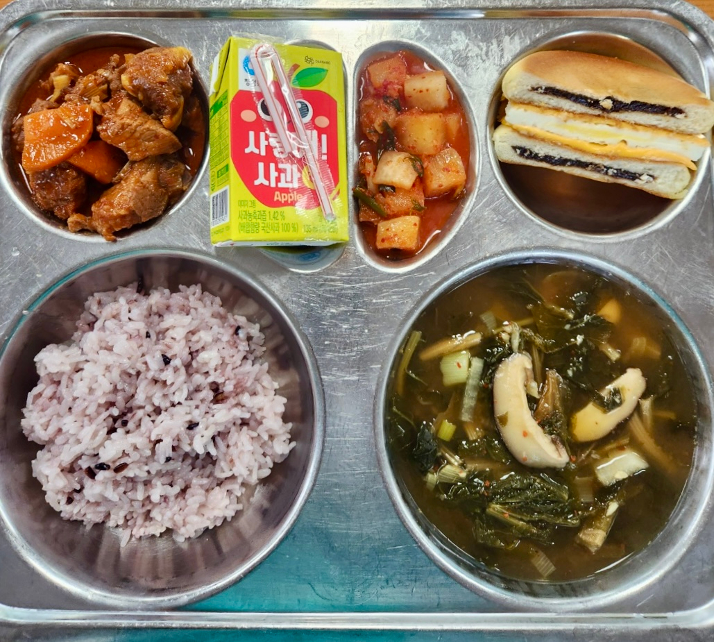 조식 식단 이미지