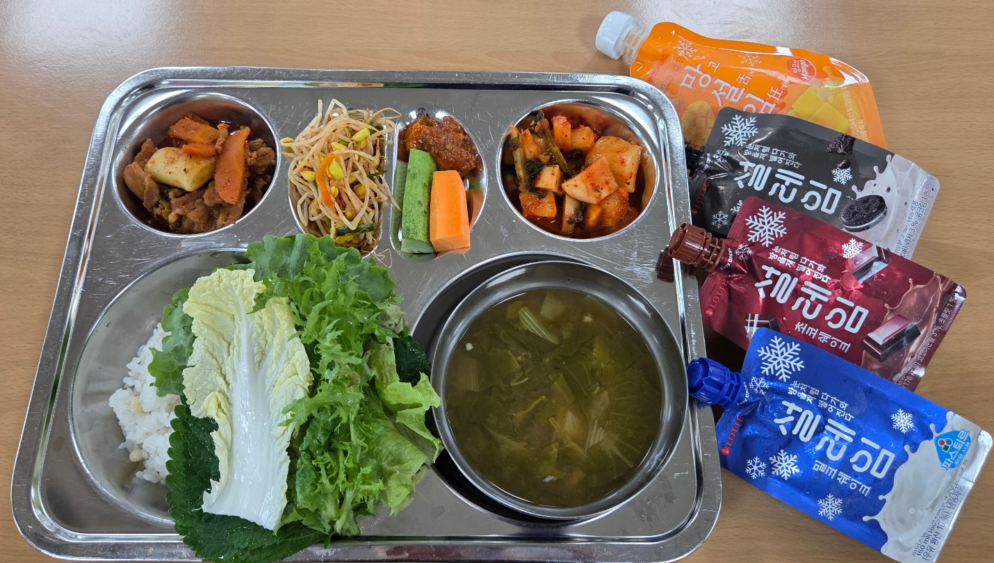 중식 식단 이미지