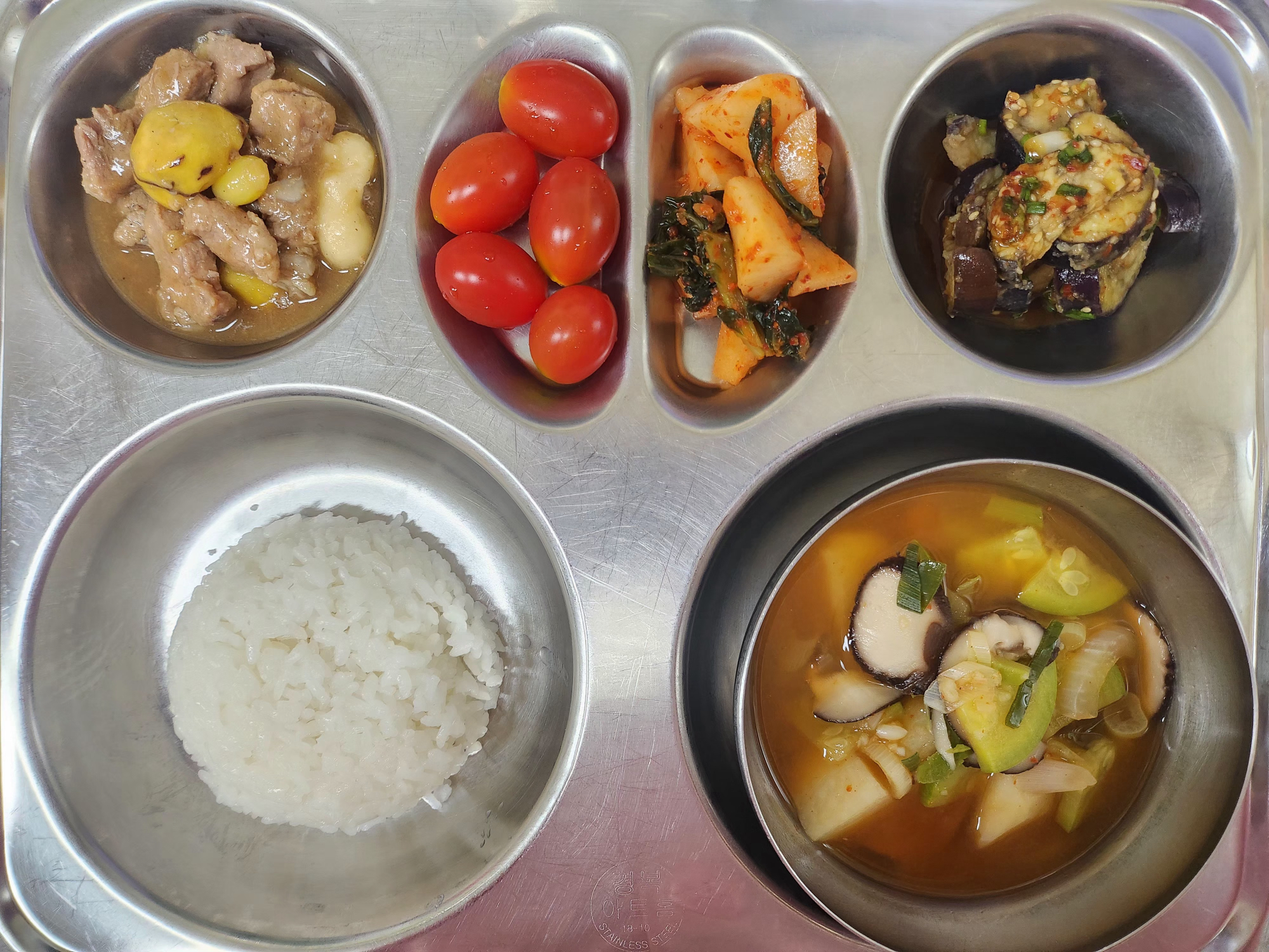 중식 식단 이미지
