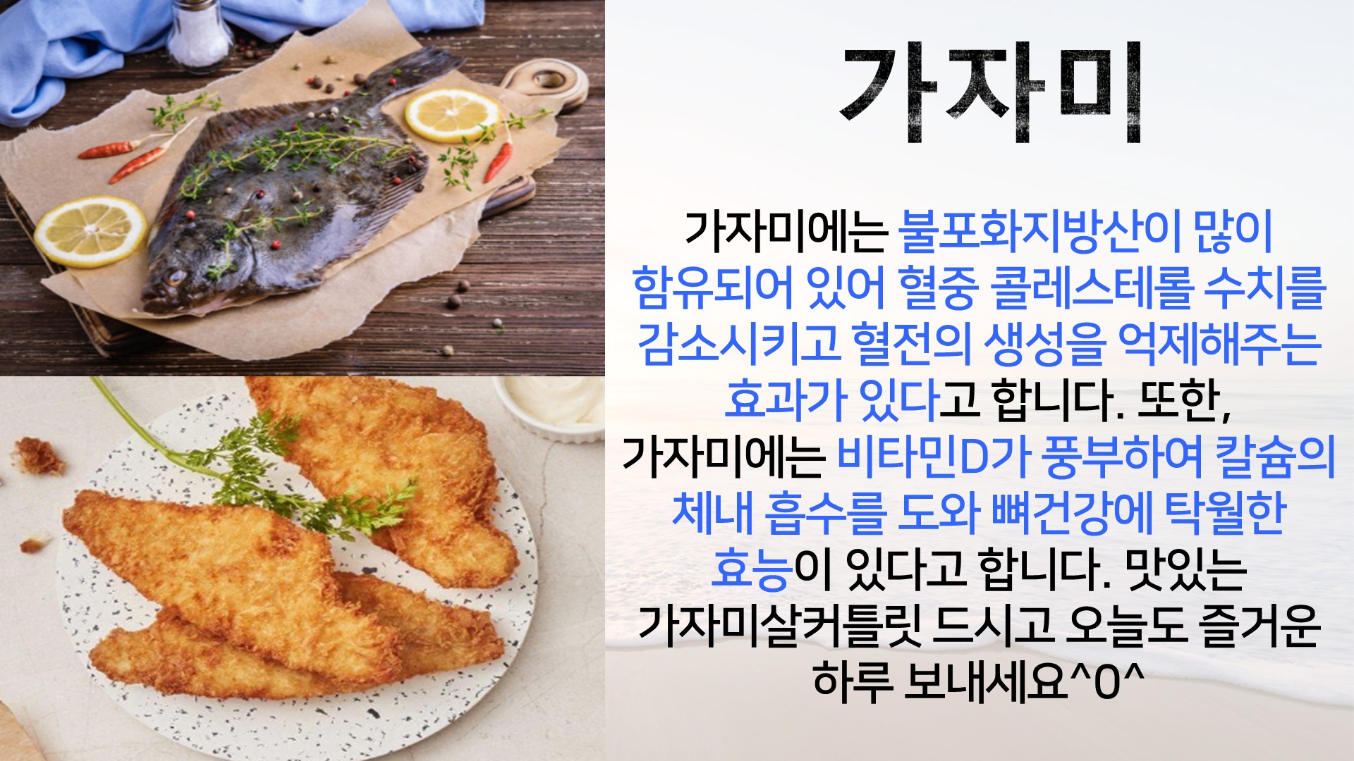 가자미(6.12.)