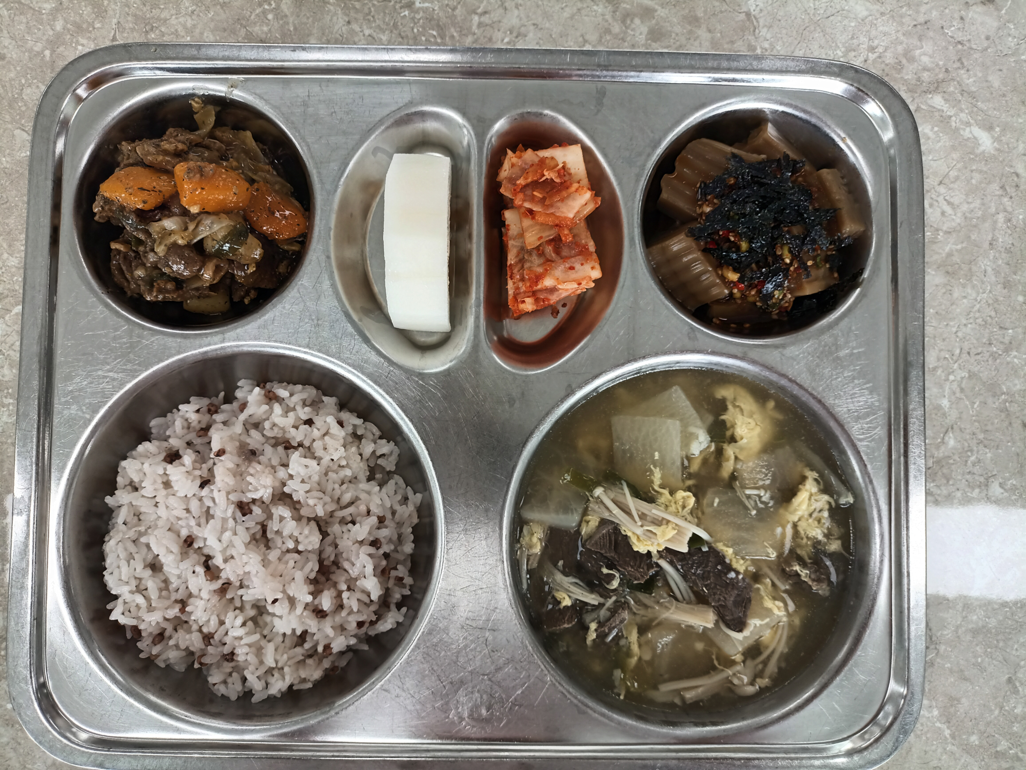 중식 식단 이미지