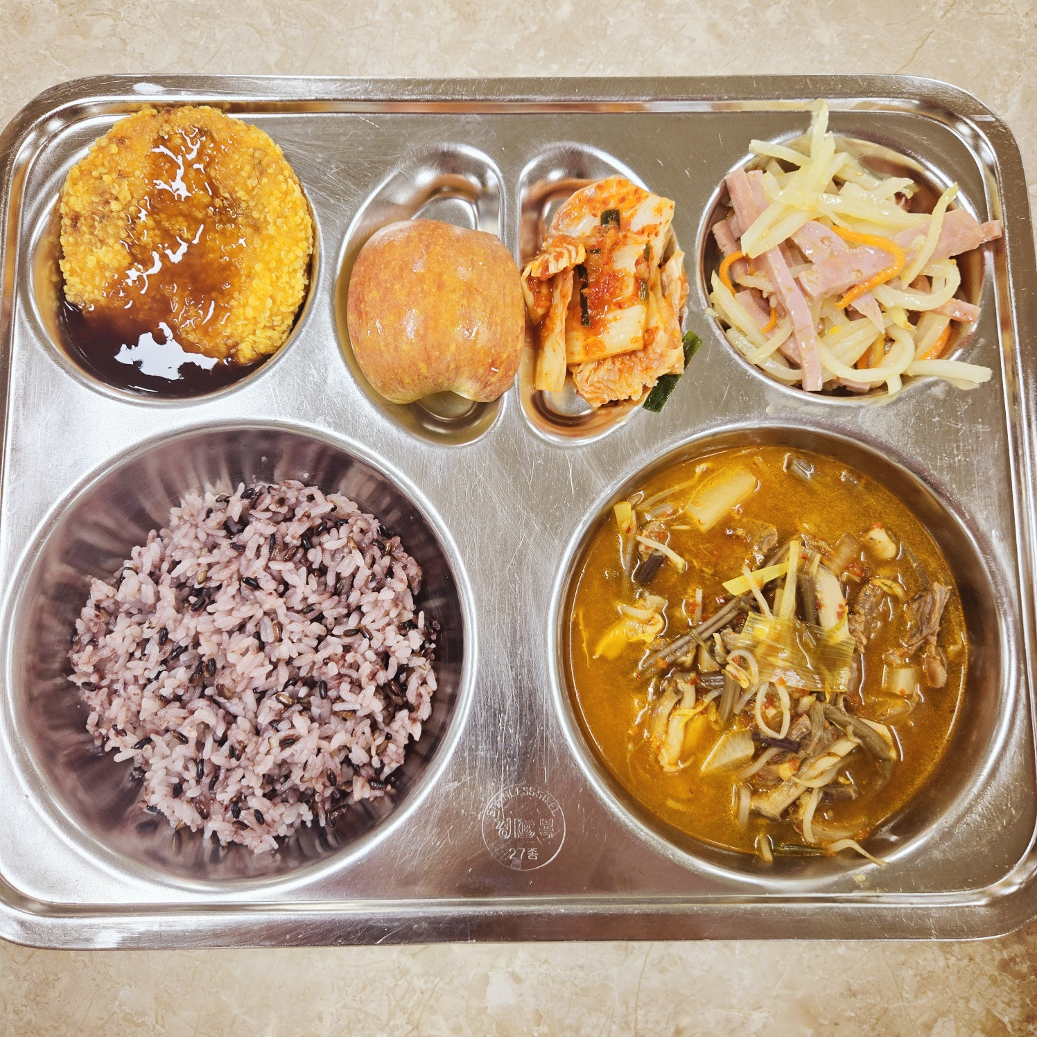 조식 식단 이미지
