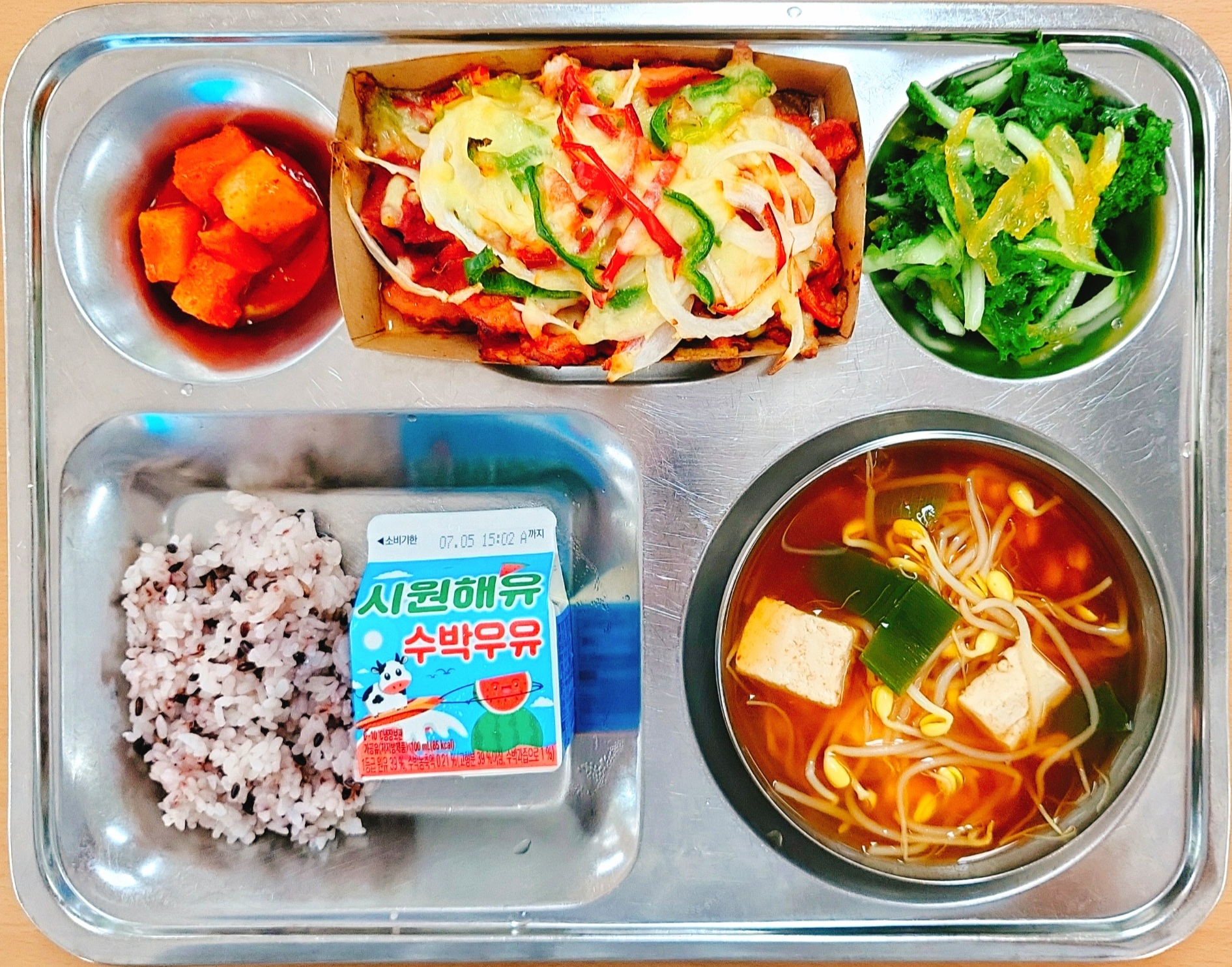 중식 식단 이미지