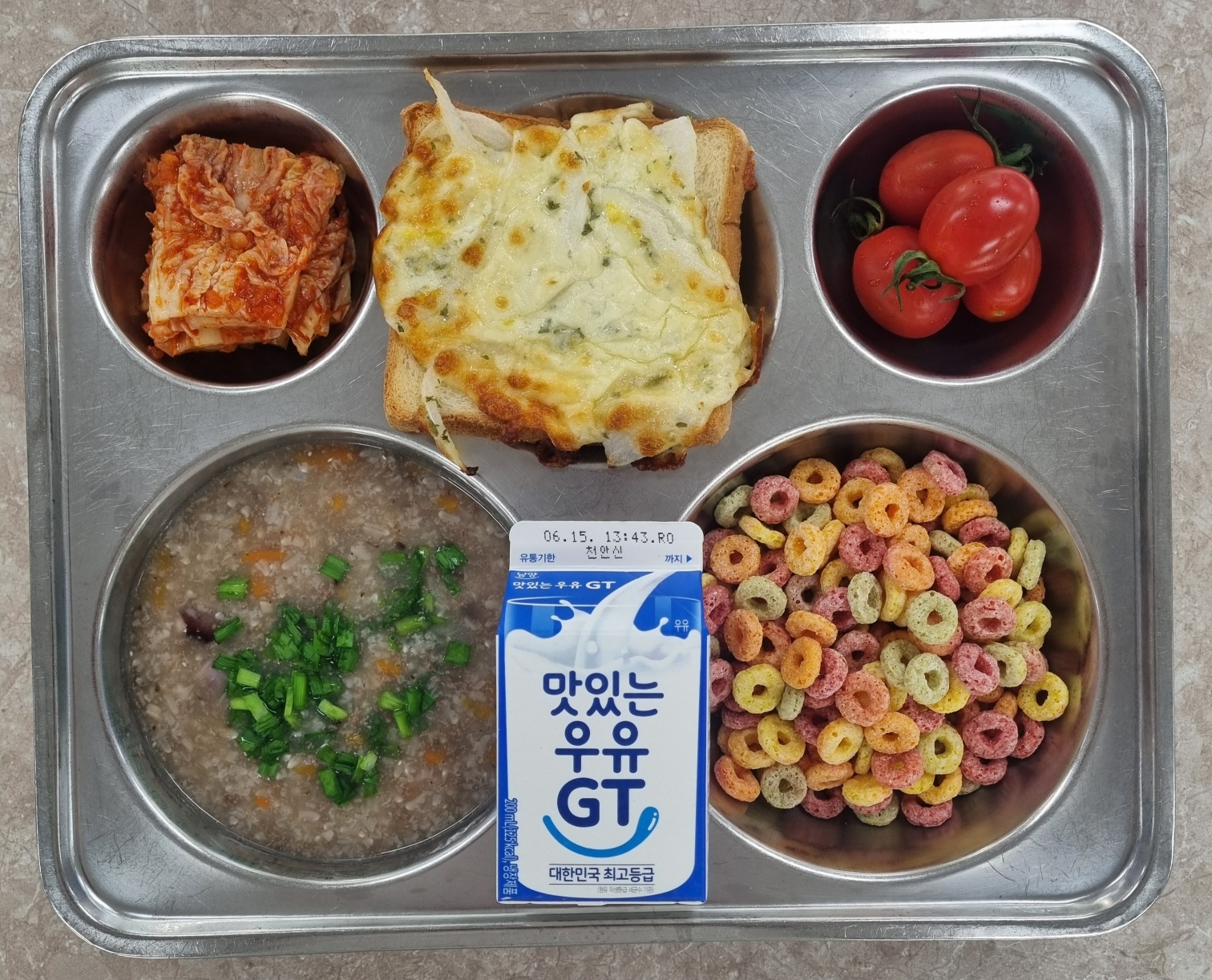 조식 식단 이미지